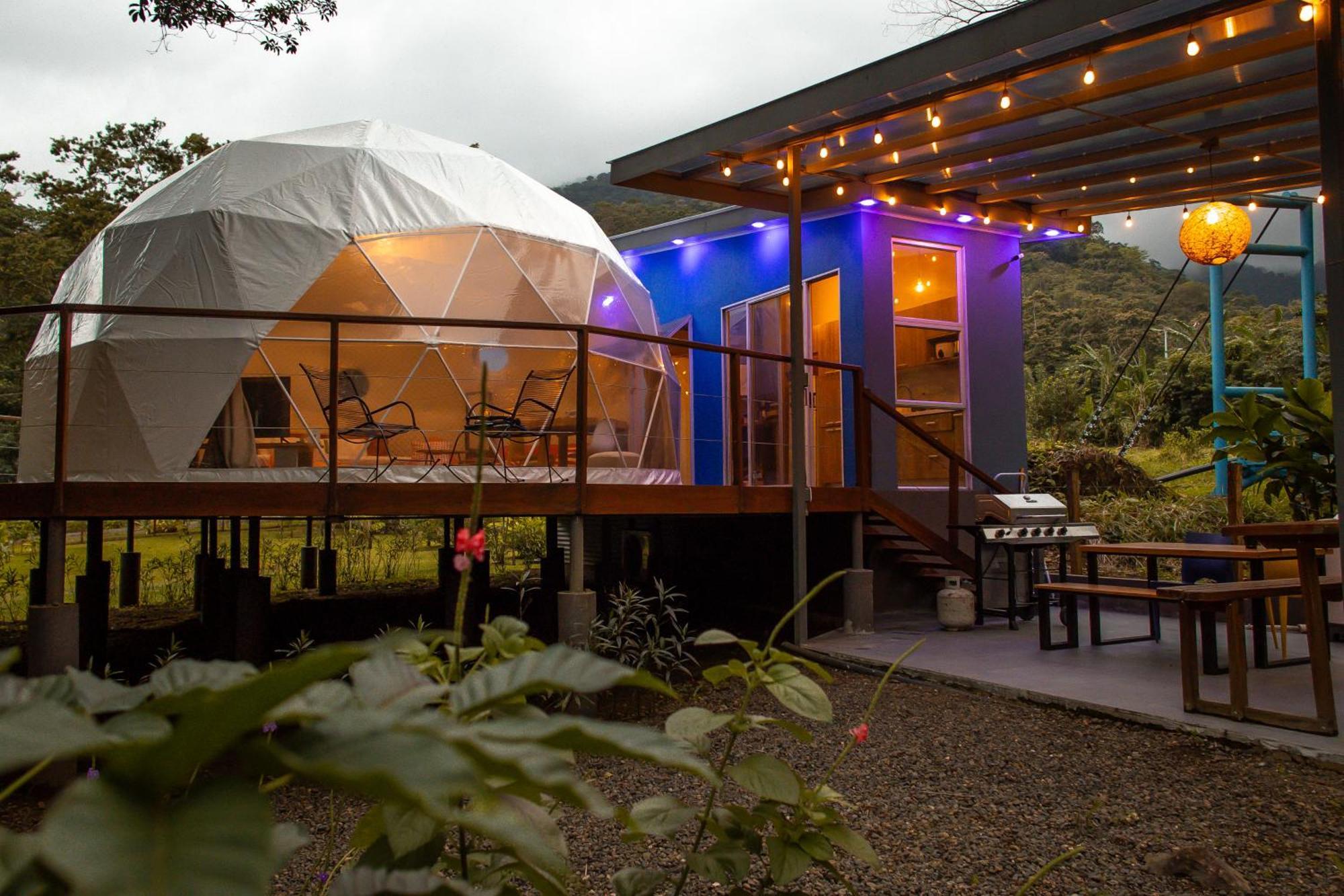 Bitzu Dome-Bijagua Riverside Glamping Экстерьер фото