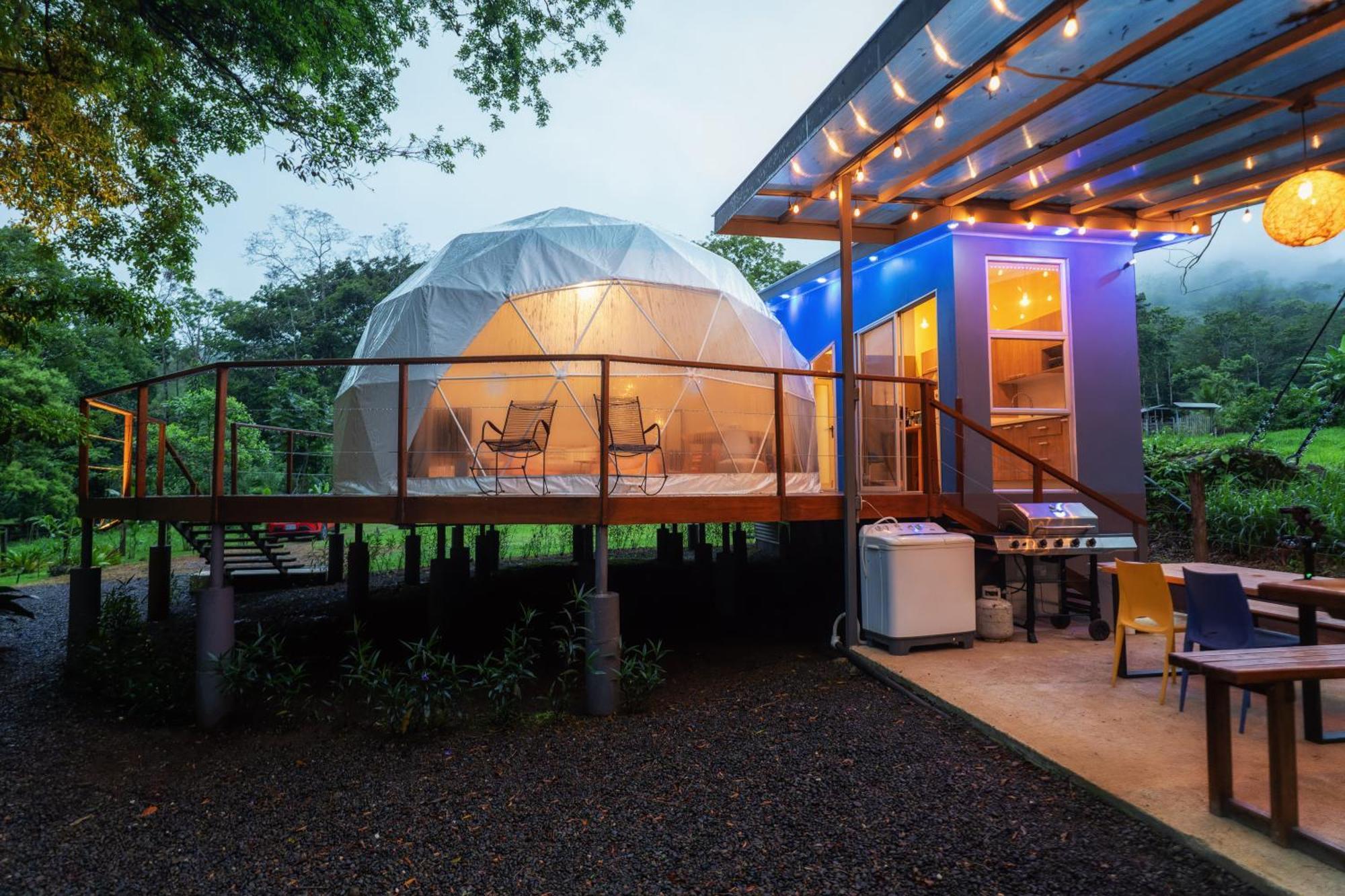 Bitzu Dome-Bijagua Riverside Glamping Экстерьер фото