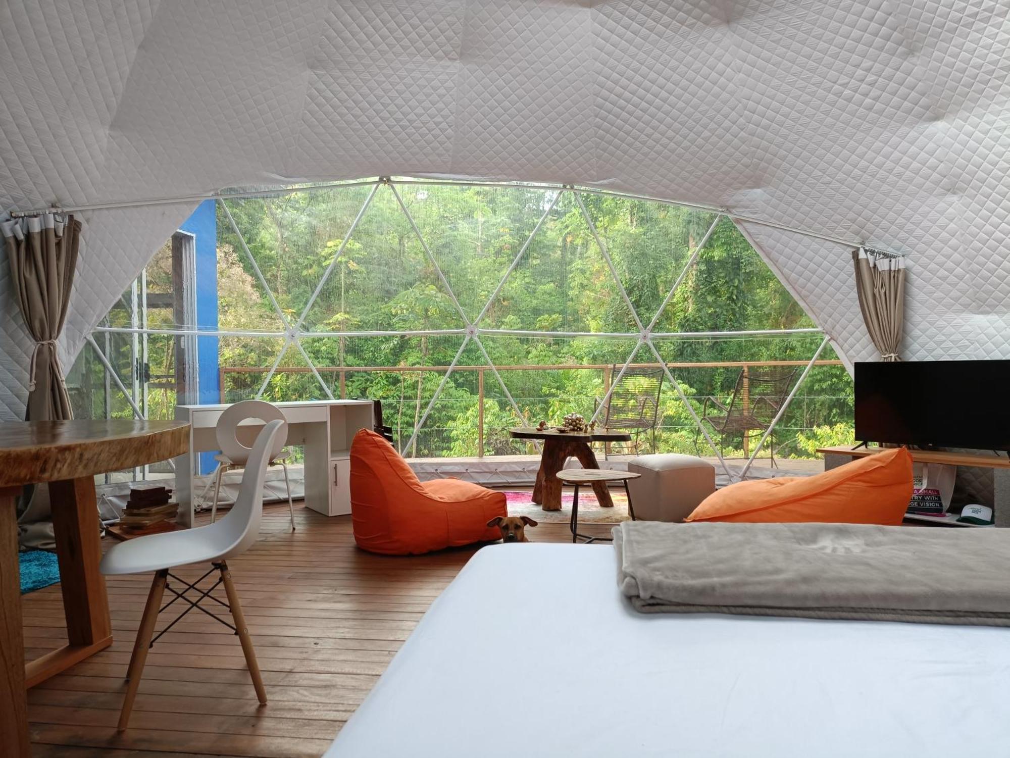 Bitzu Dome-Bijagua Riverside Glamping Экстерьер фото