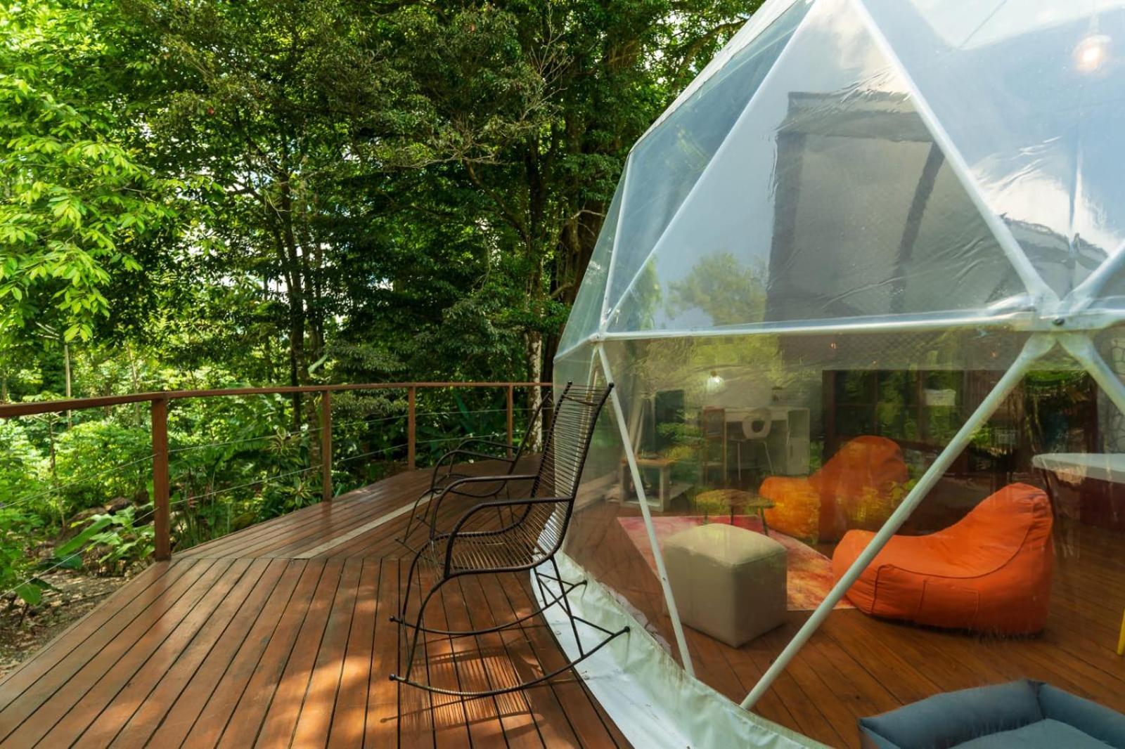 Bitzu Dome-Bijagua Riverside Glamping Экстерьер фото