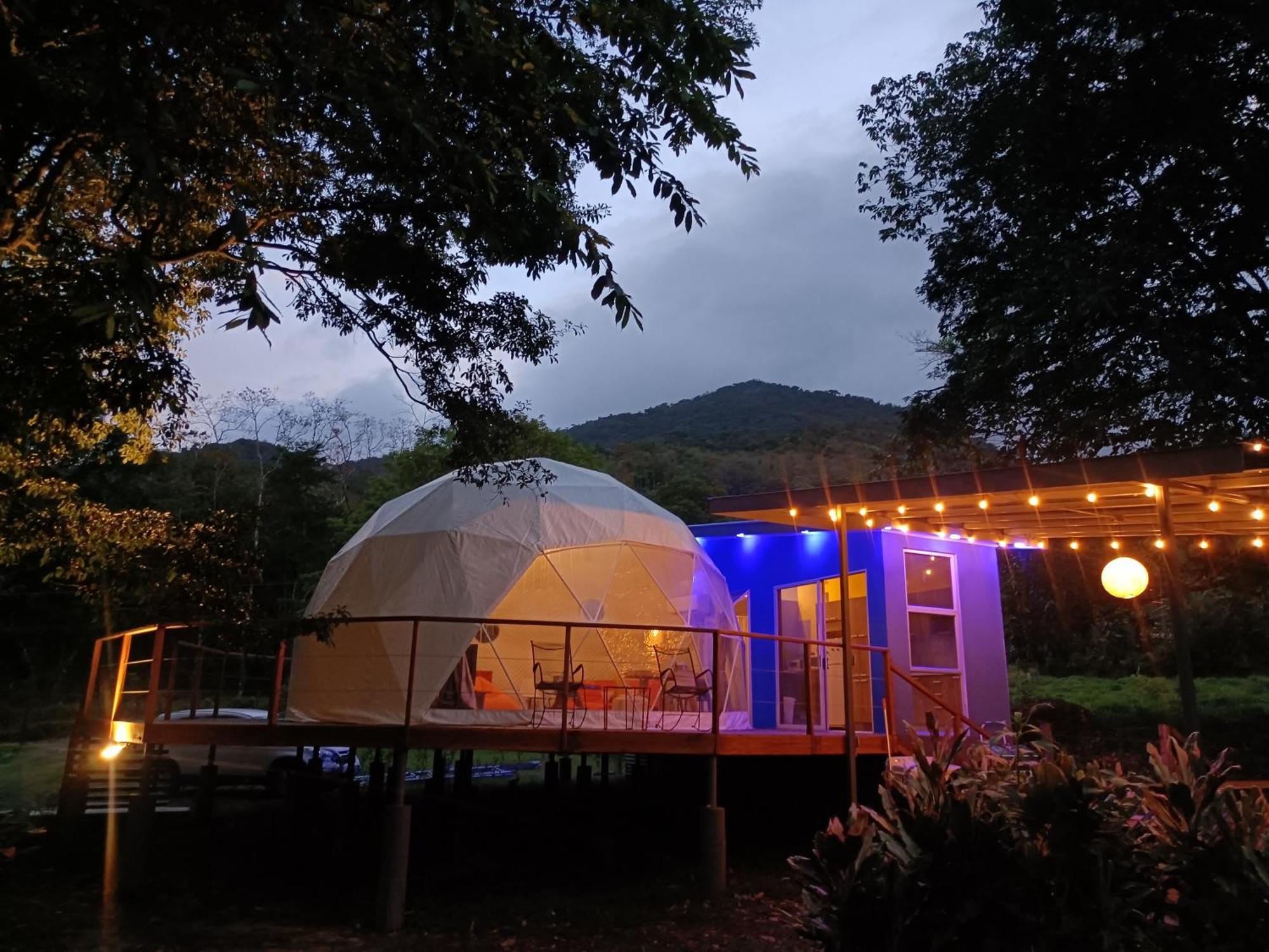Bitzu Dome-Bijagua Riverside Glamping Экстерьер фото