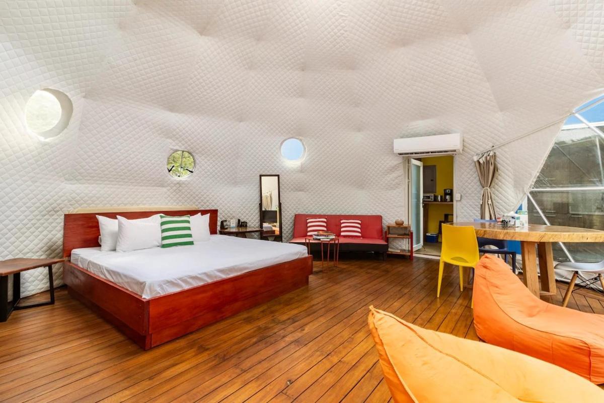 Bitzu Dome-Bijagua Riverside Glamping Экстерьер фото